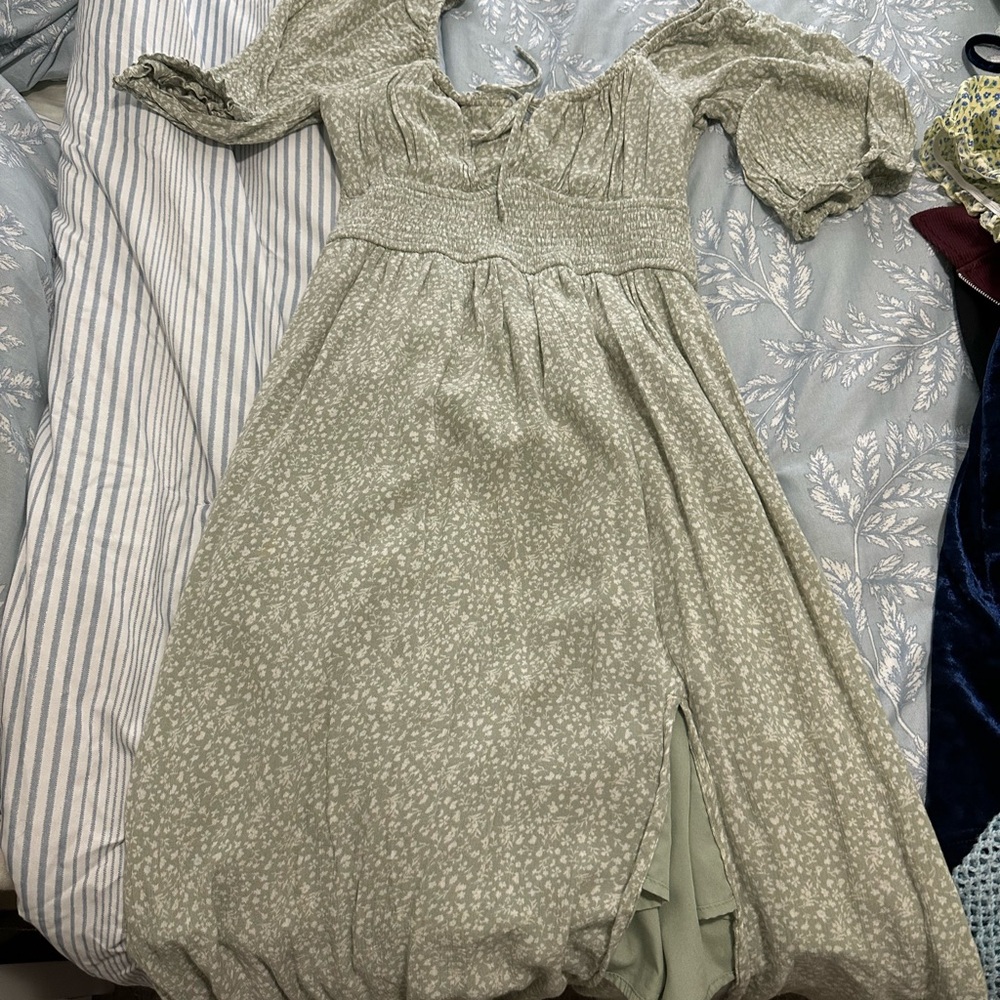 Green Hollister Sundress